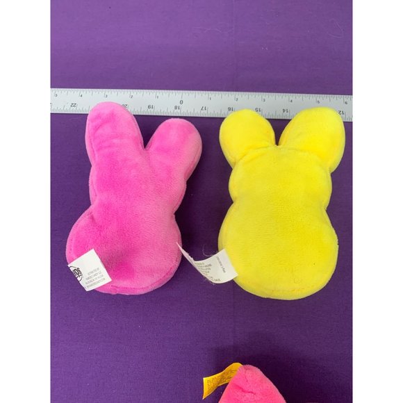 Peeps Easter Candy Toys 6" Plush Lot of 3 Stuffed Animals - Picture 5 of 7
